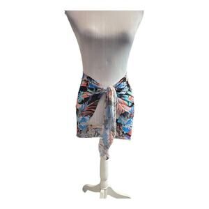 Tropical Swimsuit Coverup Floral Size 1X